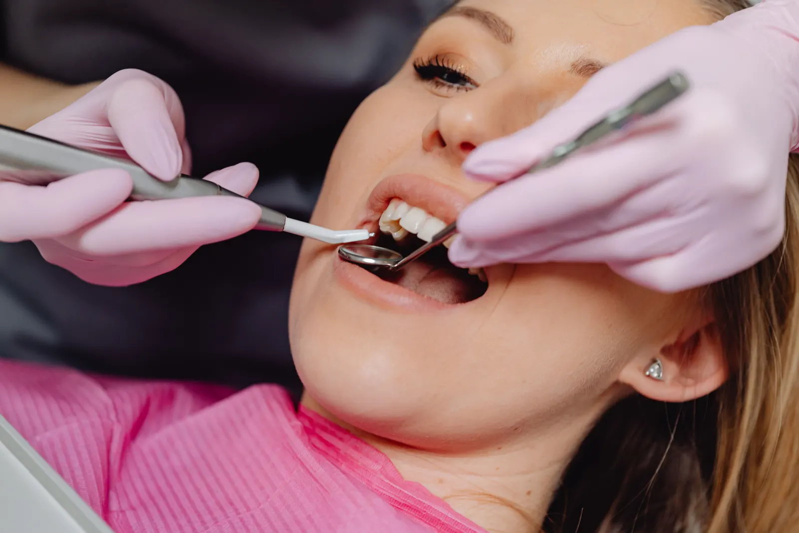 Dental check-up in the clinic — illustrative image
